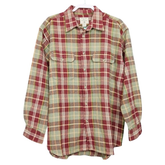 True Grit Mountain Shirt Jacket Mens Medium Sundance Shacket Lumber Heavy Cotton - Picture 1 of 7